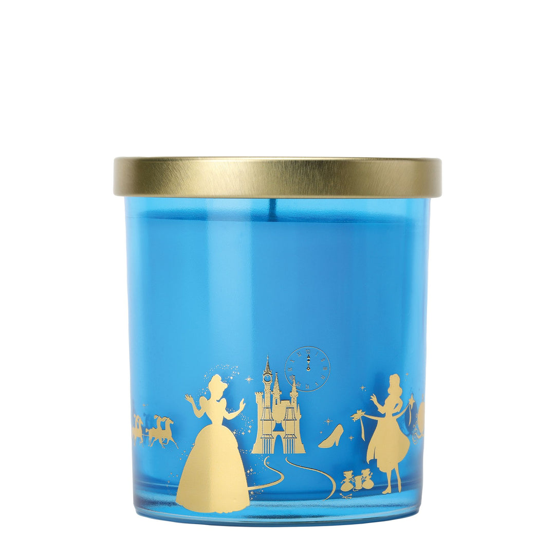 Cinderella Crystal Gardenia & Pumpkin Foiled Glass Candle