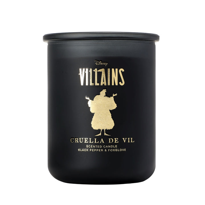 Cruella Black Pepper & Foxglove Frosted Glass Candle