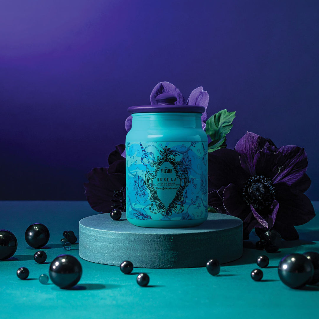 Ursula Sea Flower & Black Pearl Ceramic Jar Candle