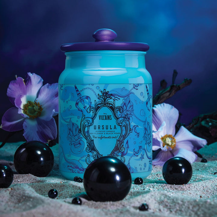 Ursula Sea Flower & Black Pearl Ceramic Jar Candle