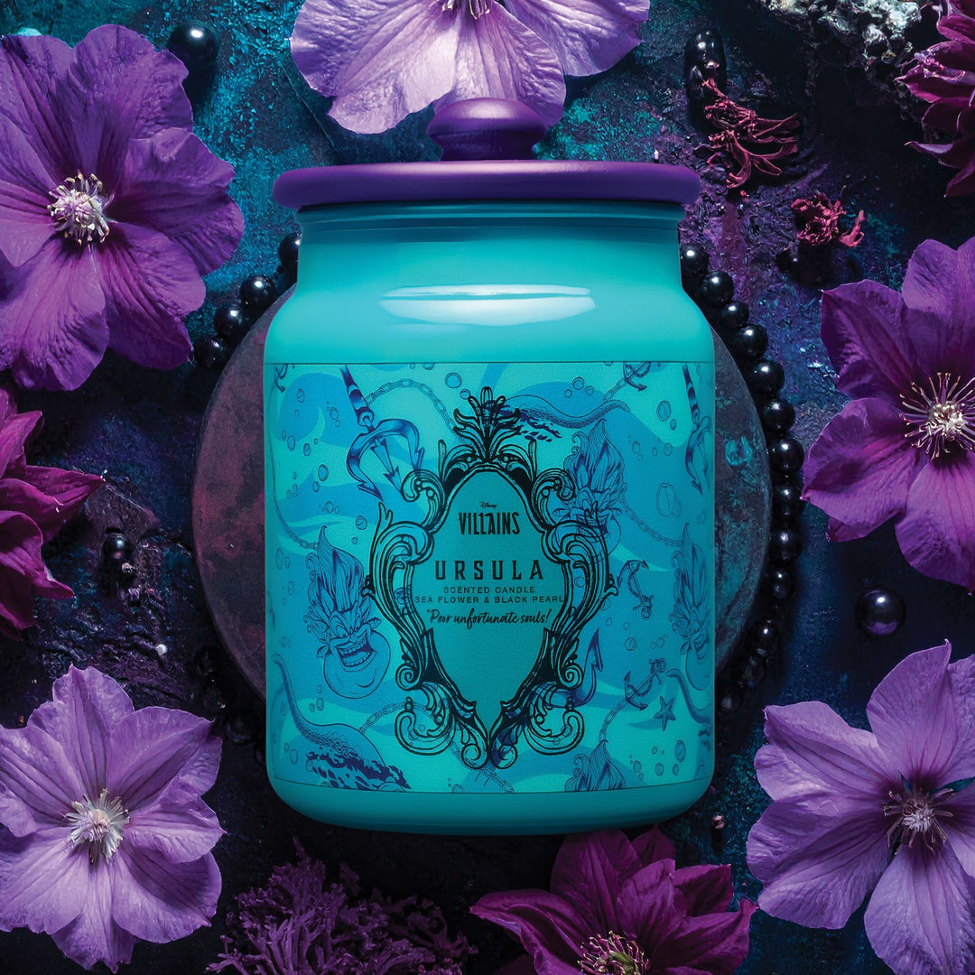 Ursula Sea Flower & Black Pearl Ceramic Jar Candle