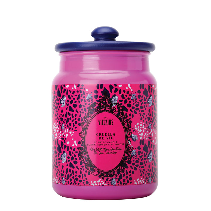 Cruella De Vil Black Pepper & Foxglove Ceramic Jar Candle