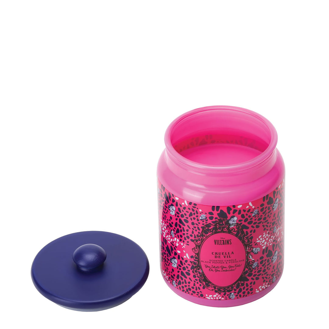 Cruella De Vil Black Pepper & Foxglove Ceramic Jar Candle