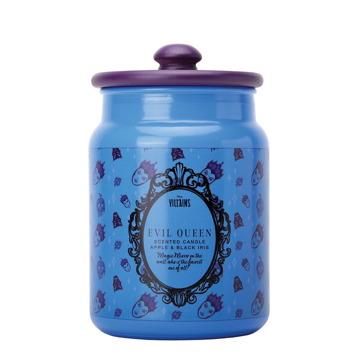 Evil Queeen Poison Apple & Black Iris Ceramic Jar Candle
