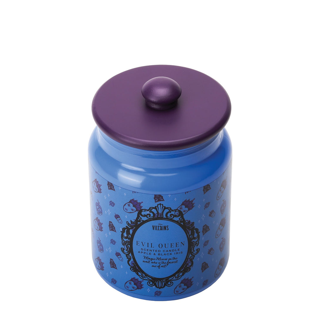 Evil Queeen Poison Apple & Black Iris Ceramic Jar Candle