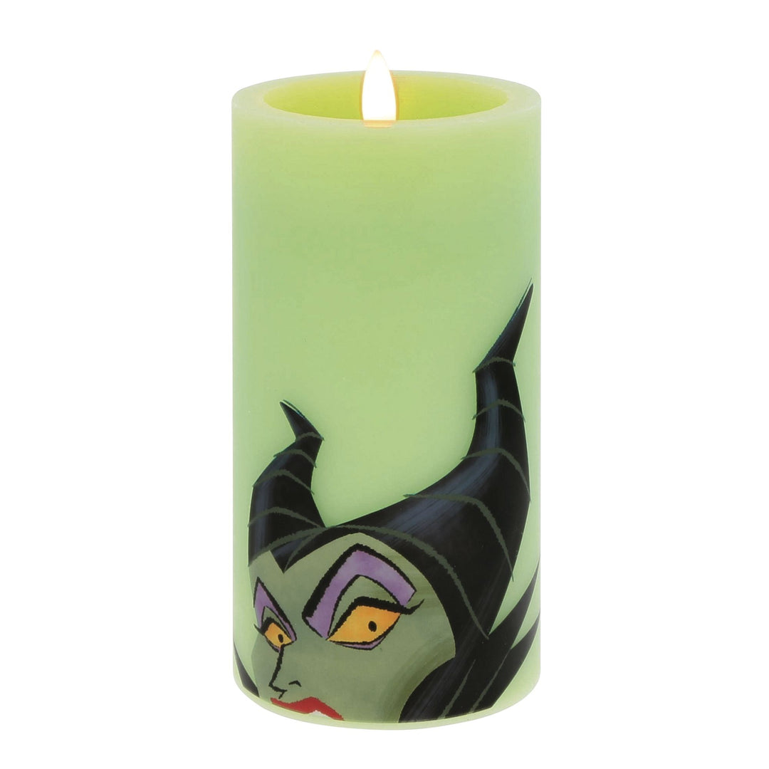 Maleficent Green LED Candle
