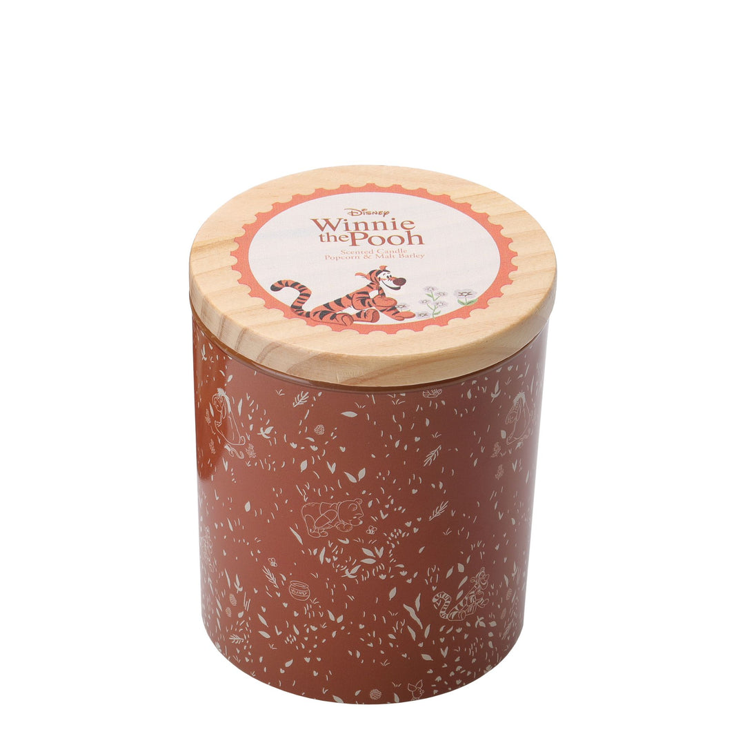 Tigger Popcorn & Malt Barley Glass Candle