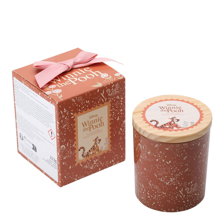 Tigger Popcorn & Malt Barley Glass Candle