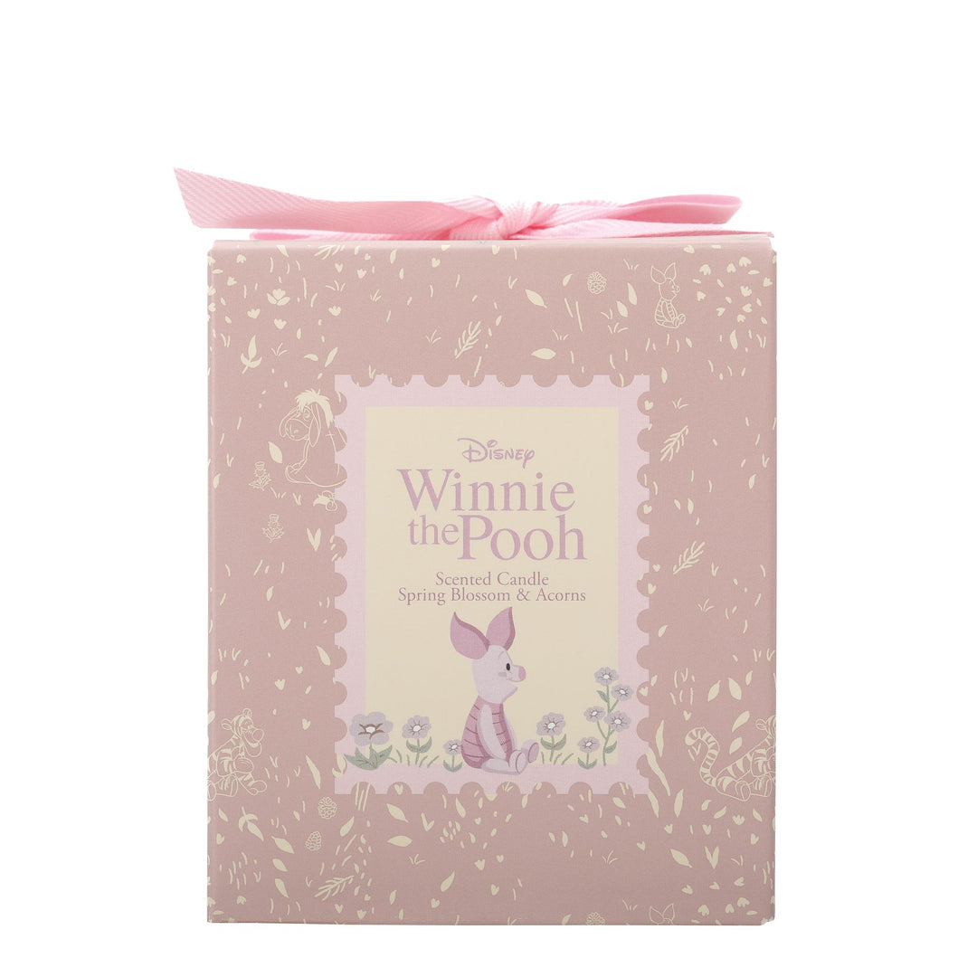 Piglet Spring Blossom & Acorns Glass Candle