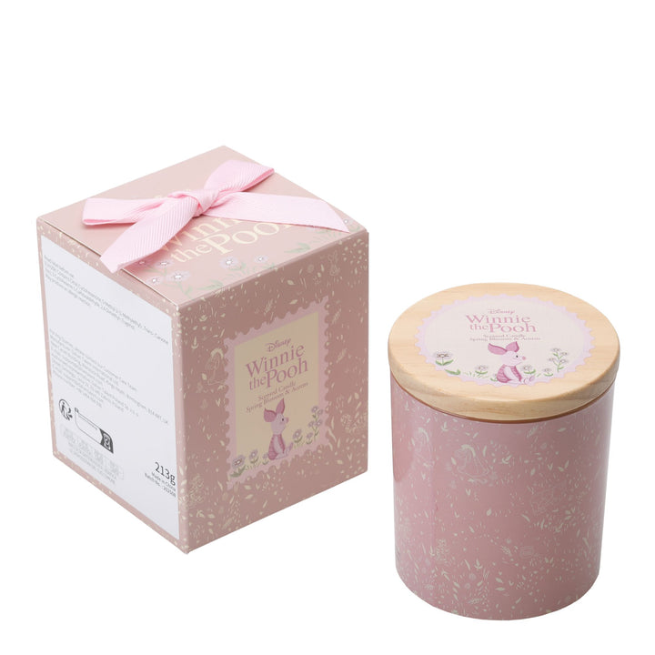Piglet Spring Blossom & Acorns Glass Candle