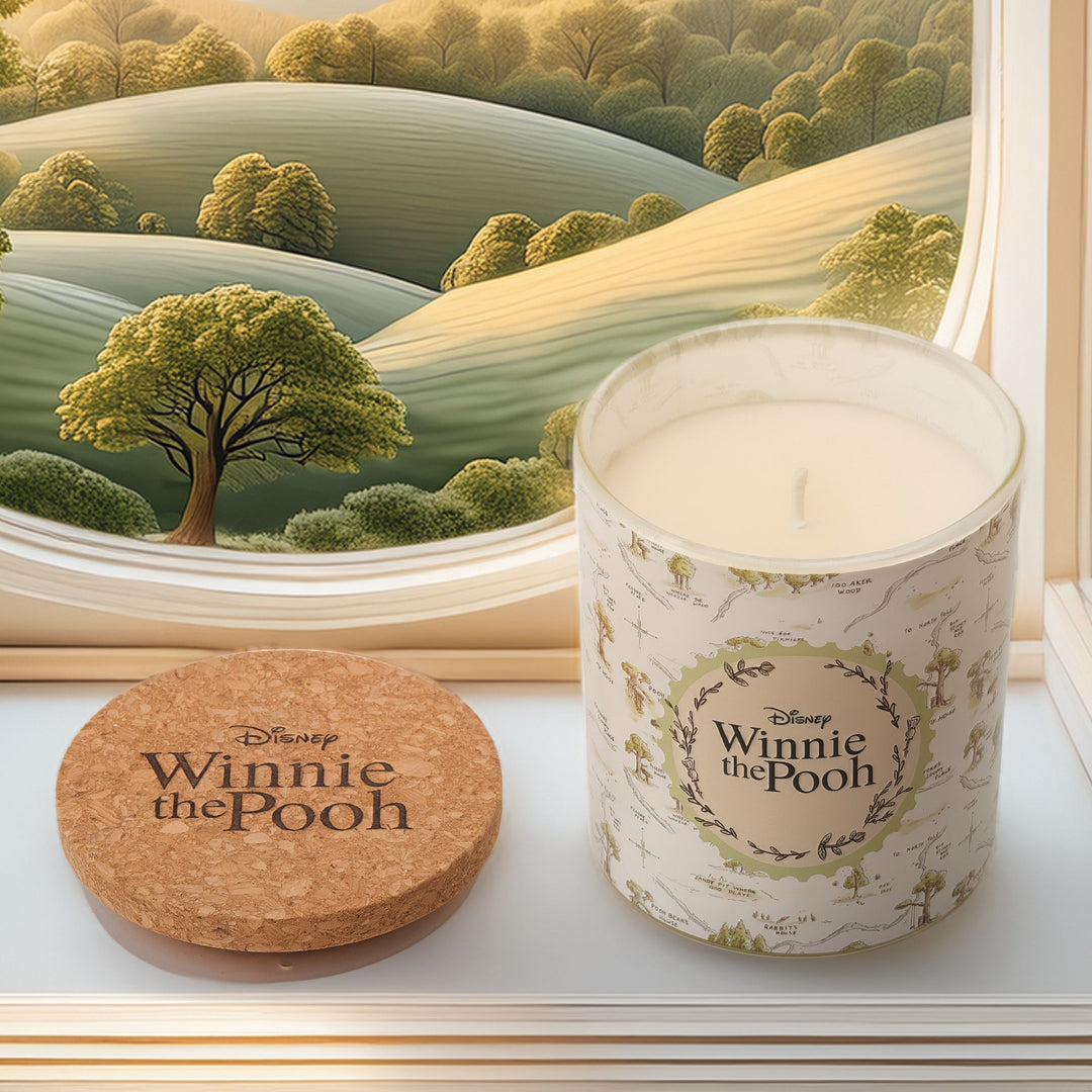 Winnie the Pooh Hundred Acre Wood Glass Candle
