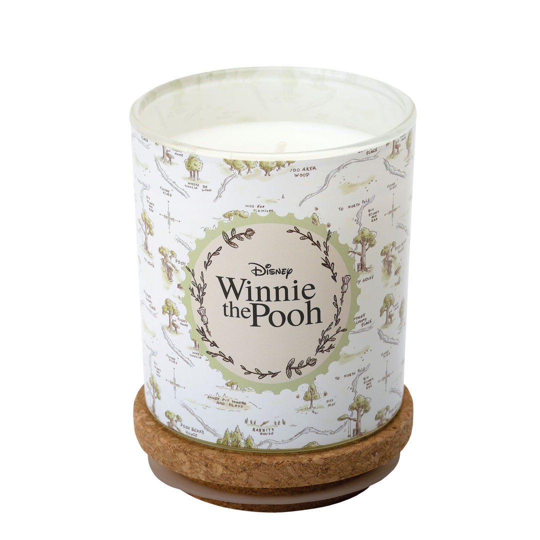Winnie the Pooh Hundred Acre Wood Glass Candle