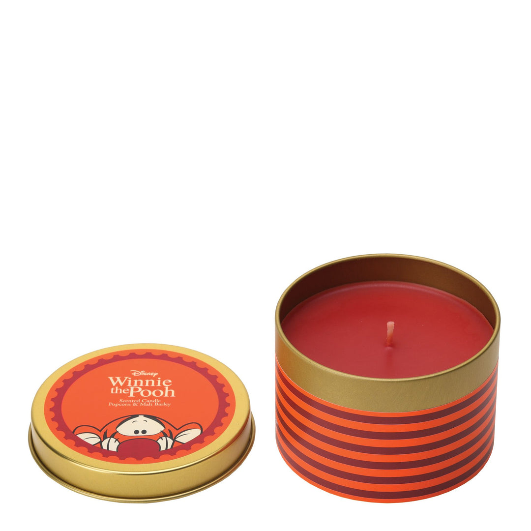 Tigger Popcorn & Malt Barley Tin Candle