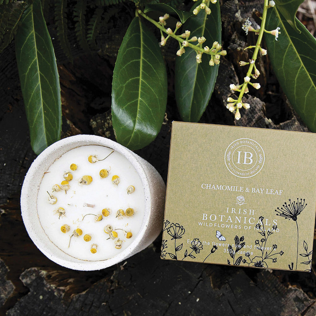 Chamomile and Bay Leaf Candle by Irish Botanicals