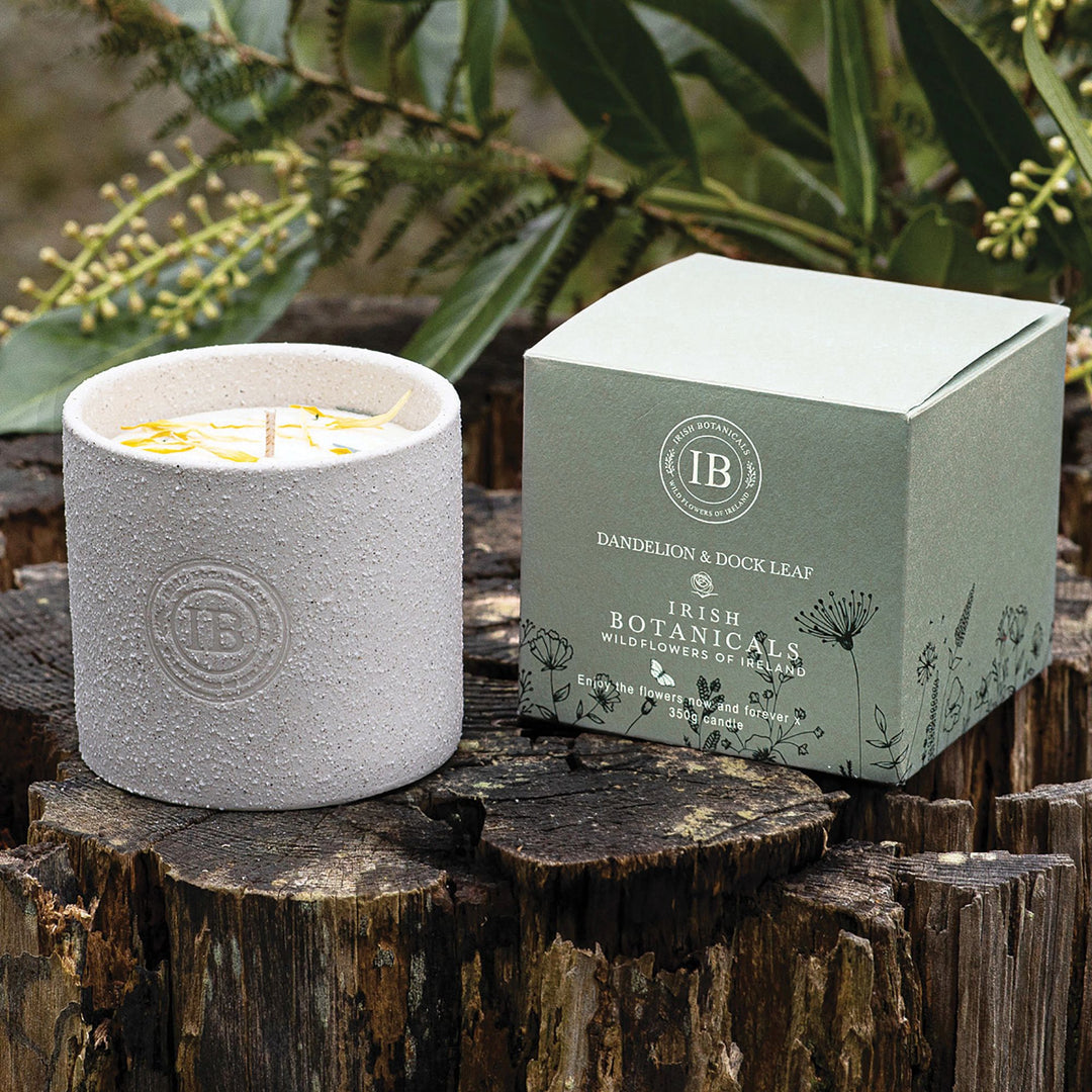 Dandelion and Dock Leaf Candle by Irish Botanicals