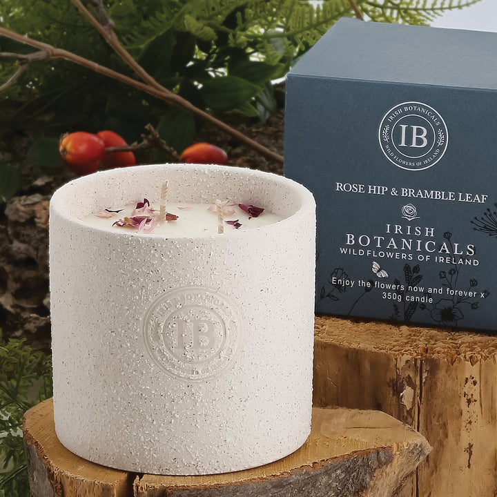 Rosehip and Bramble Leaf Candle by Irish Botanicals