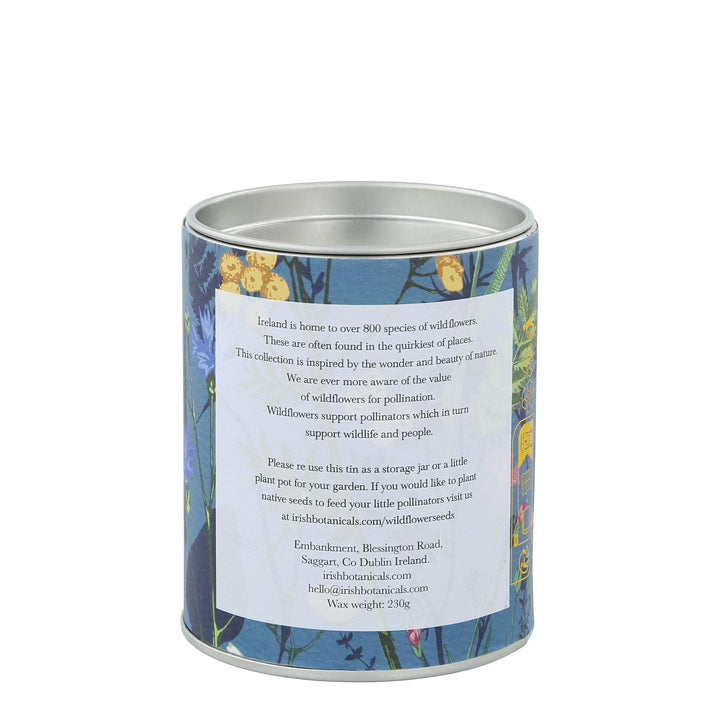 Rosehip and Bramble Leaf Tin Candle by Irish Botanicals