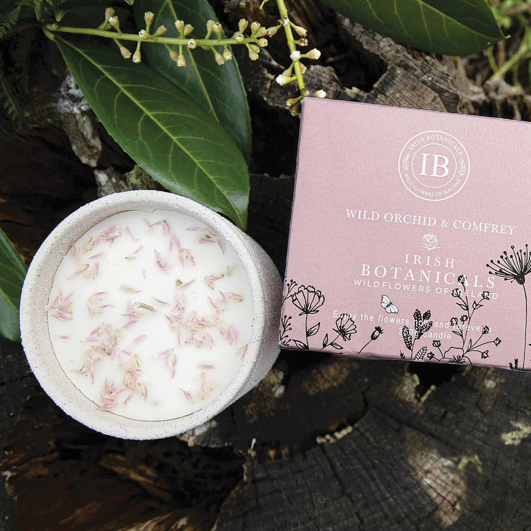 Wild Orchid and Comfrey Candle by Irish Botanicals