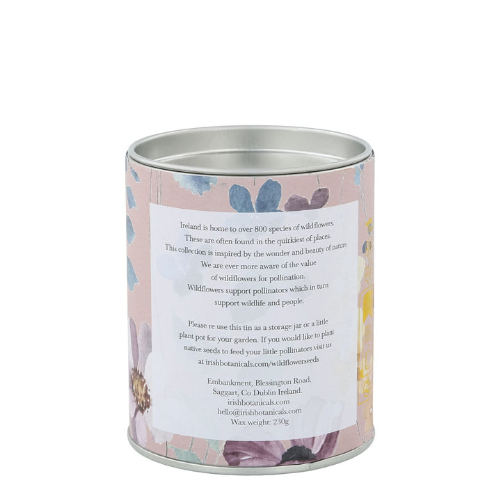 Wild Orchid and Comfrey Tin Candle by Irish Botanicals