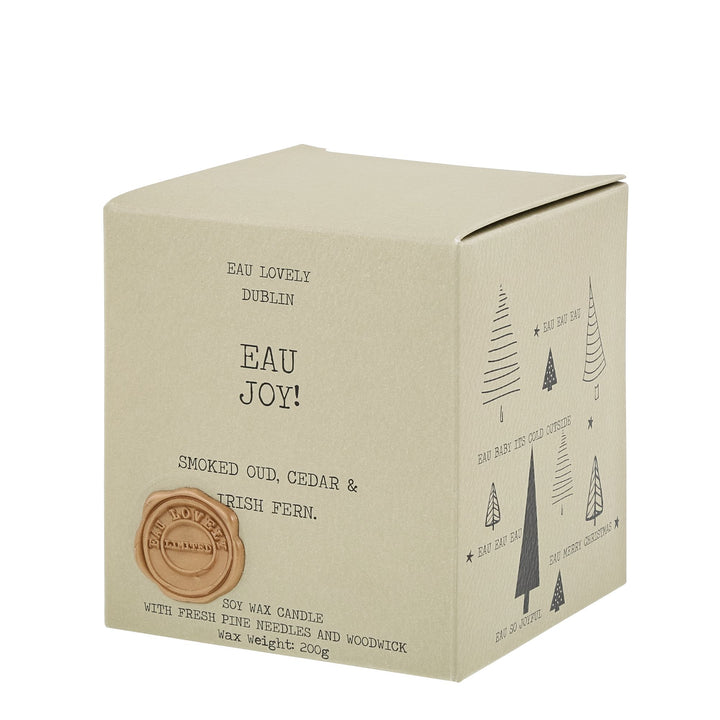 Eau Joy Christmas Candle by Eau Lovely