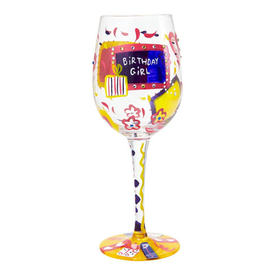 Lolita Birthday Girl Wine Glass by Lolita - Enesco Gift Shop