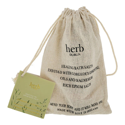 Bathsalts Peppermint And Euculyptus Jar By Herb Dublin - Enesco Gift Shop
