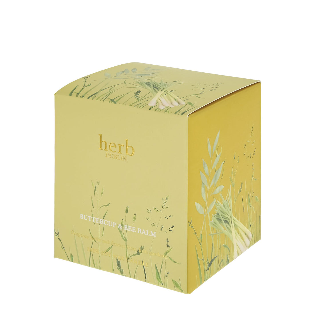 Buttercup And Bee Balm Candle by Herb Dublin