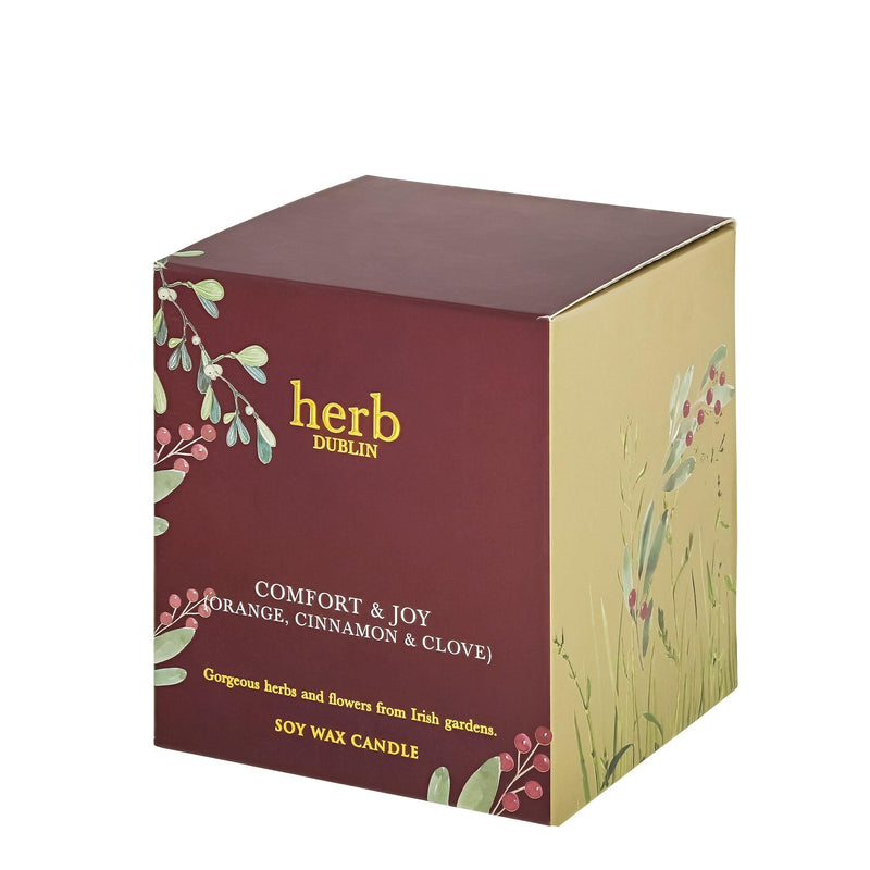 Comfort And Joy Candle by Herb Dublin - Enesco Gift Shop