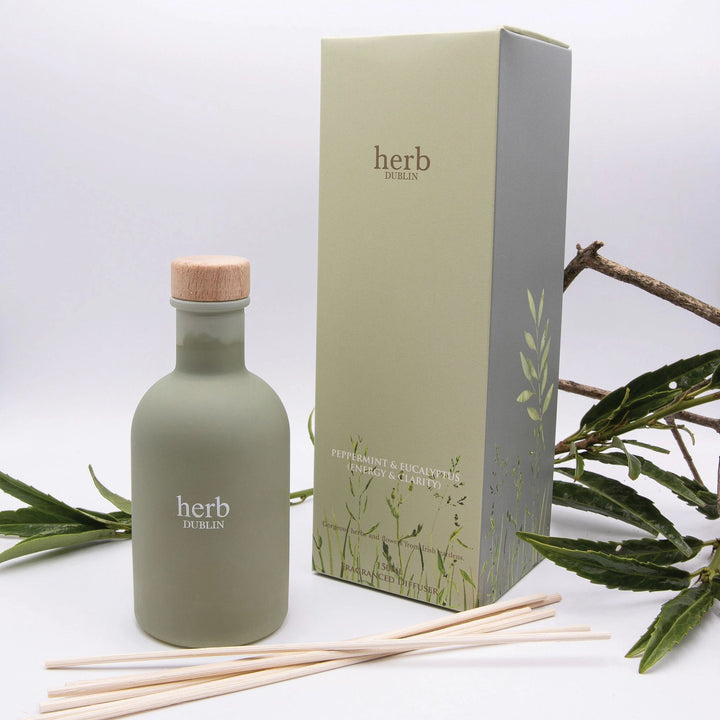 Peppermint, Eucalyptus And Lime Diffuser by Herb Dublin