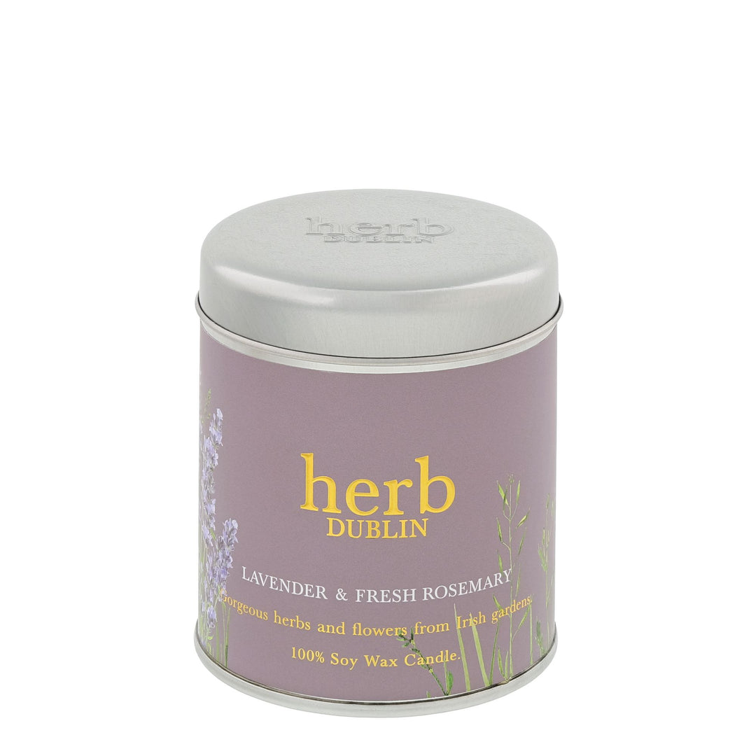 Lavender Tin Candle by Herb Dublin