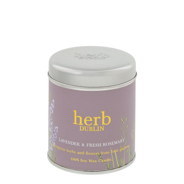 Lavender Tin Candle by Herb Dublin