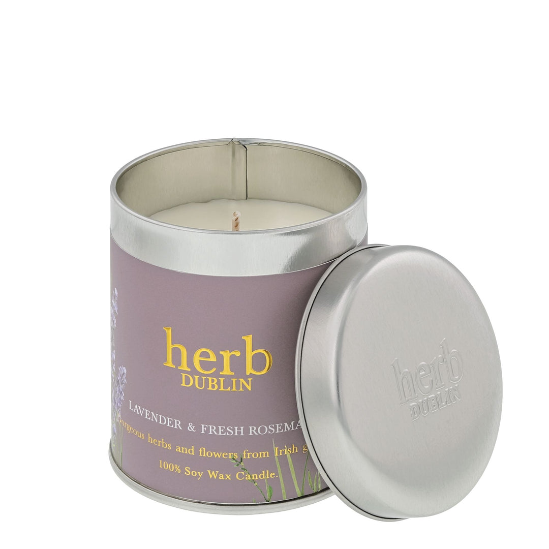 Lavender Tin Candle by Herb Dublin