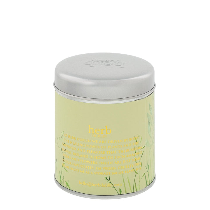 Peppermint, Eucalyptus And Lime Tin Candle by Herb Dublin