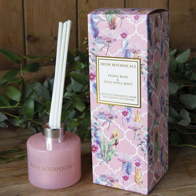 Peony Rose And Wild Apple Mint Diffuser by Irish Botanicals - Enesco Gift Shop