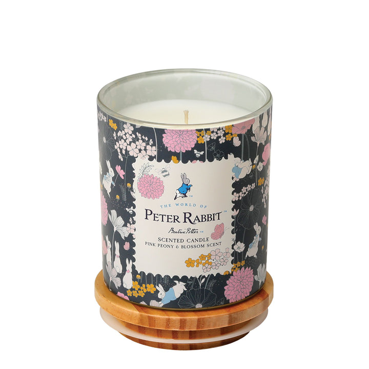 Peter Rabbit Pink Peony & Blossom Candle