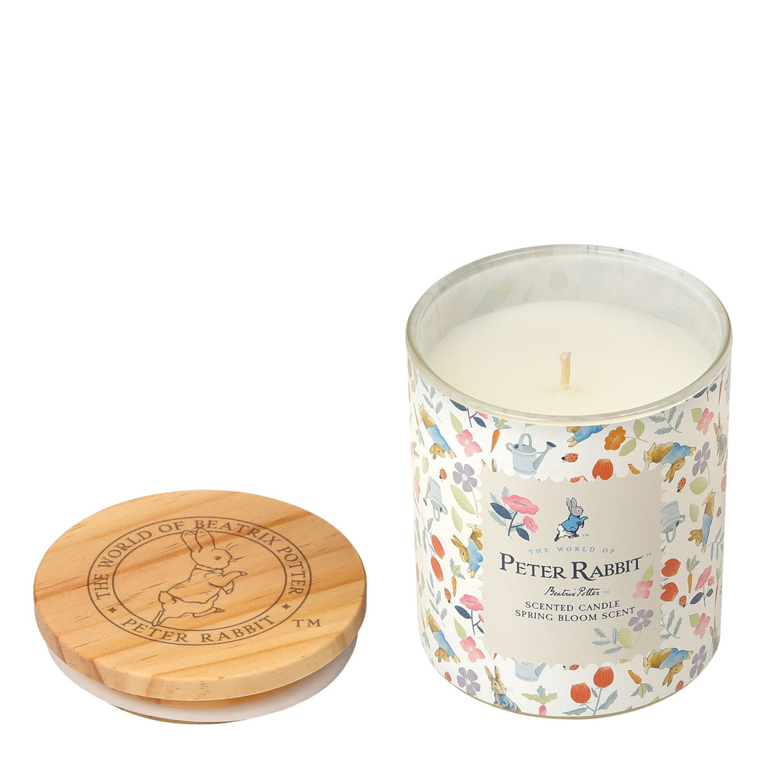 Peter Rabbit Spring Special Peter Rabbit Spring Bloom Candle โ Enesco Gift Shop