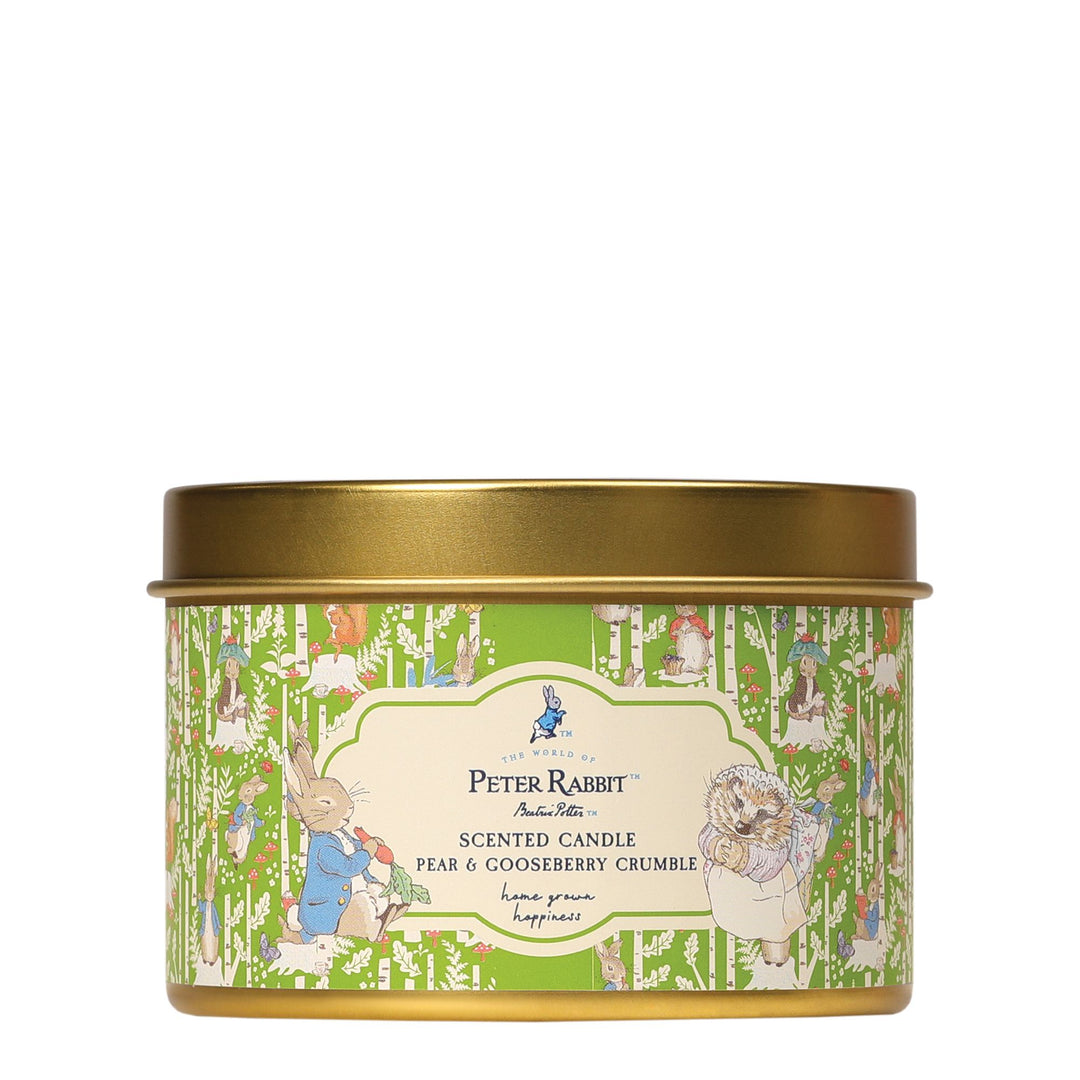 Peter Rabbit Pear & Gooseberry Tin Candle