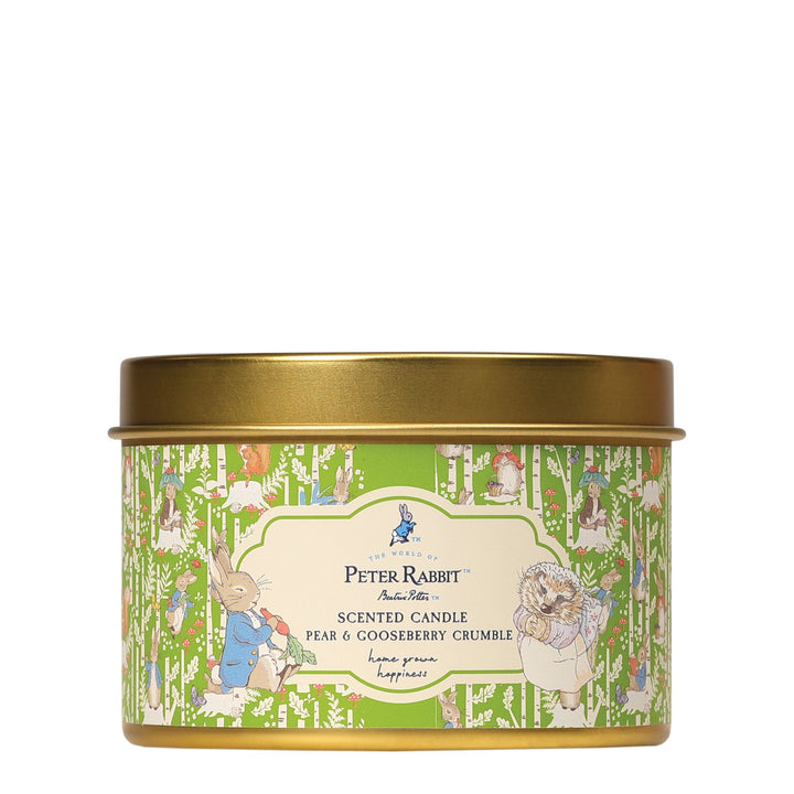 Peter Rabbit Pear & Gooseberry Tin Candle