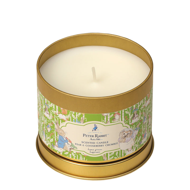 Peter Rabbit Pear & Gooseberry Tin Candle