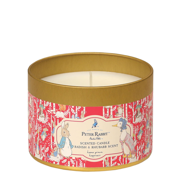 Peter Rabbit Radish & Rhubarb Tin Candle