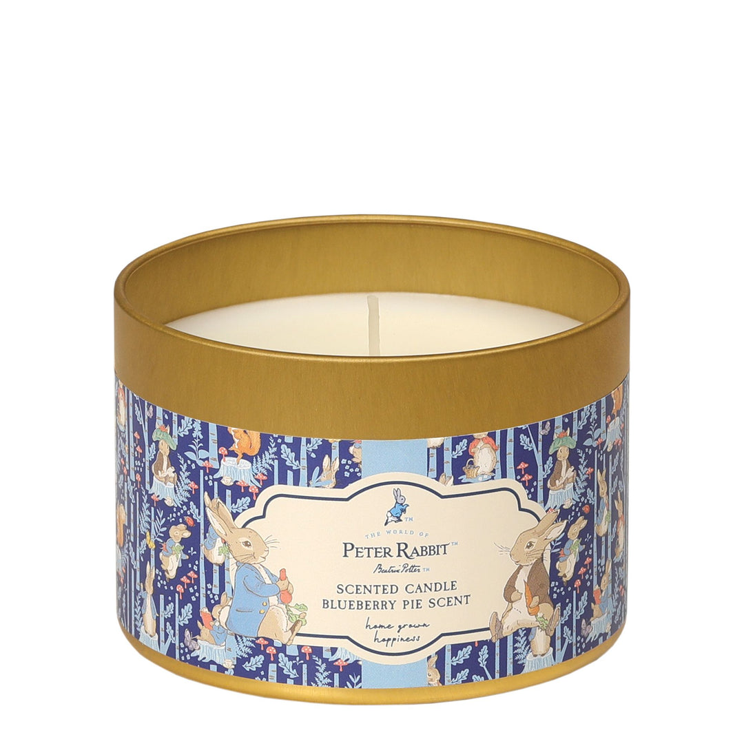 Peter Rabbit Blueberry Pie Tin Candle
