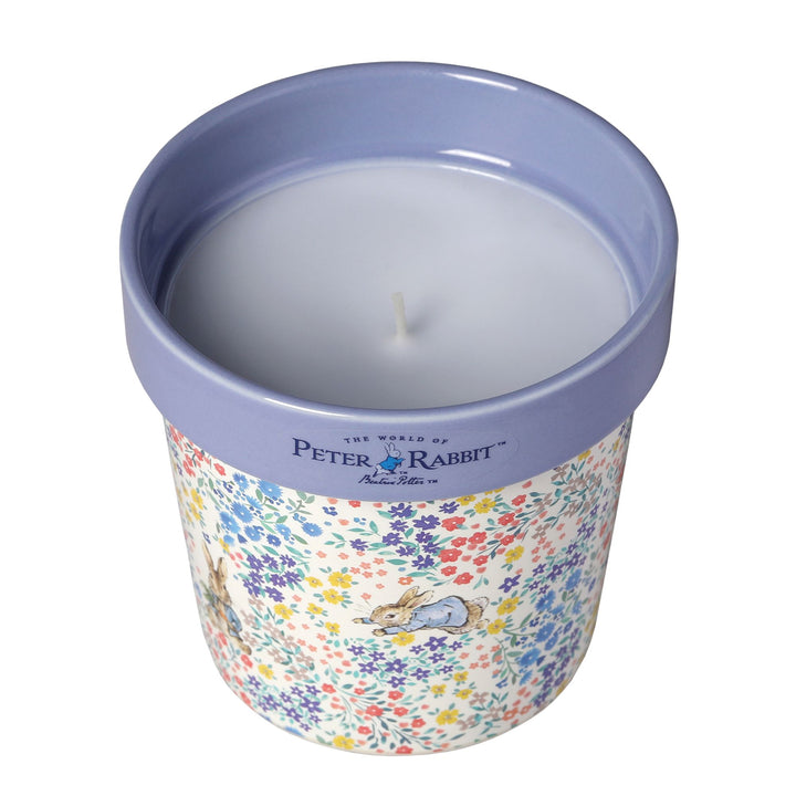 Peter Rabbit Forget Me Not Candle