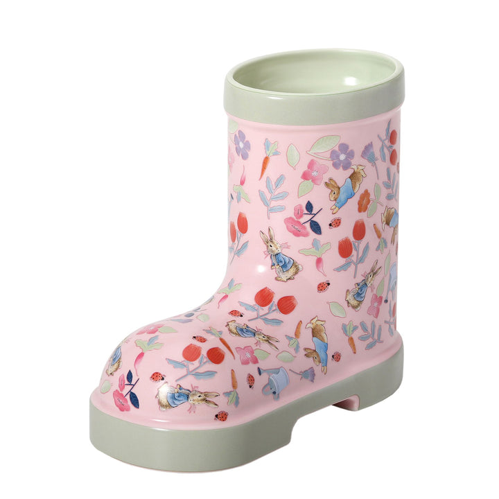 Peter Rabbit Spring Bloom Wellington Boot Shaped Candle