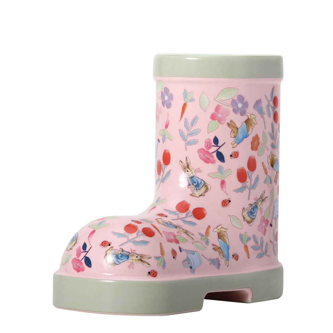 Peter Rabbit Spring Bloom Wellington Boot Shaped Candle