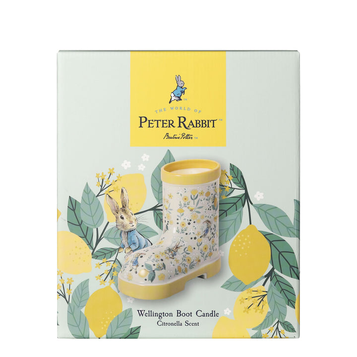 Peter Rabbit Citronella Wellington Boot Shaped Candle