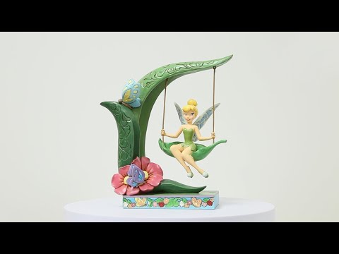 Suspended in Springtime Music (Tinker Bell on Swing Figurine) - Disney Traditions by Jim Shore