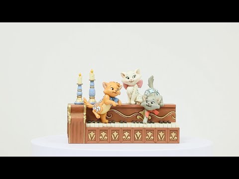 Paws at Play (Aristocats Kittens on Piano Figurine) - Disney Traditions by Jim Shore