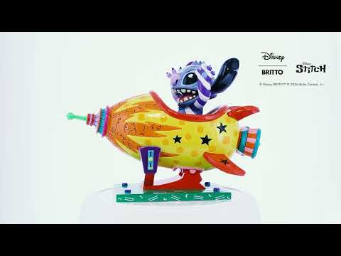 Stitch Rocket Ship Figurine