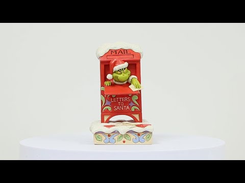 Grinch in Mailbox Figurine - The Grinch by Jim Shore