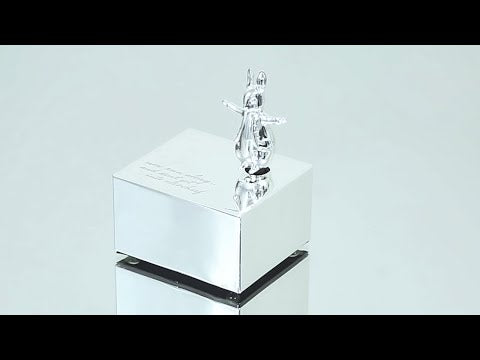 Peter Rabbit Silver Plated Musical Box